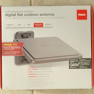 RCA Digital Flat Outdoor Antenna NIB
